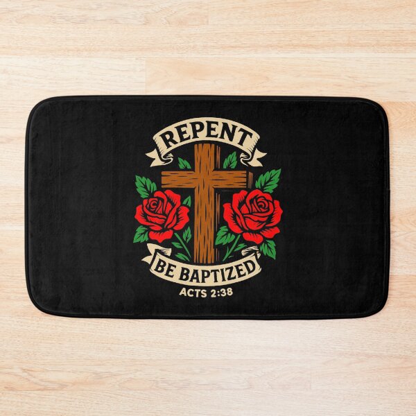 Item preview, Acts 2:38 Repent and Be Baptized designed and sold by plushism.