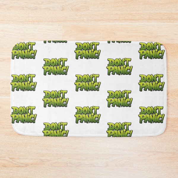 Item preview, DON’T PANIC!” Graffiti Typography — Bold Lime Green Cartoon Text Design designed and sold by PixelVibe782.