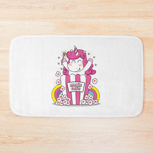 Item preview, Cute Kawaii Unicorn "Magic Corn" Popcorn Design designed and sold by nora8820.