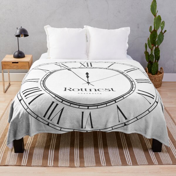 Item preview, Rottnest Island Time Zone – Classic Wall Clock designed and sold by RosieKingArt.