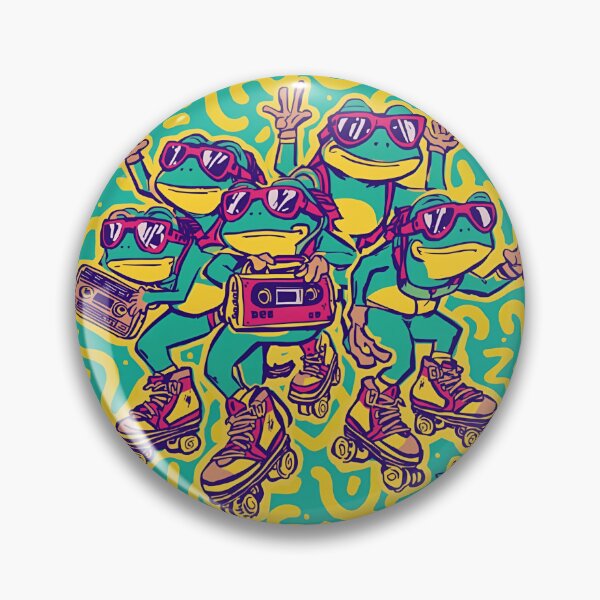Item preview, Funky Frogs Retro Summer designed and sold by ChicTrendz.