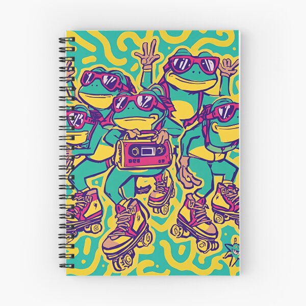 Item preview, Funky Frogs Retro Summer designed and sold by ChicTrendz.