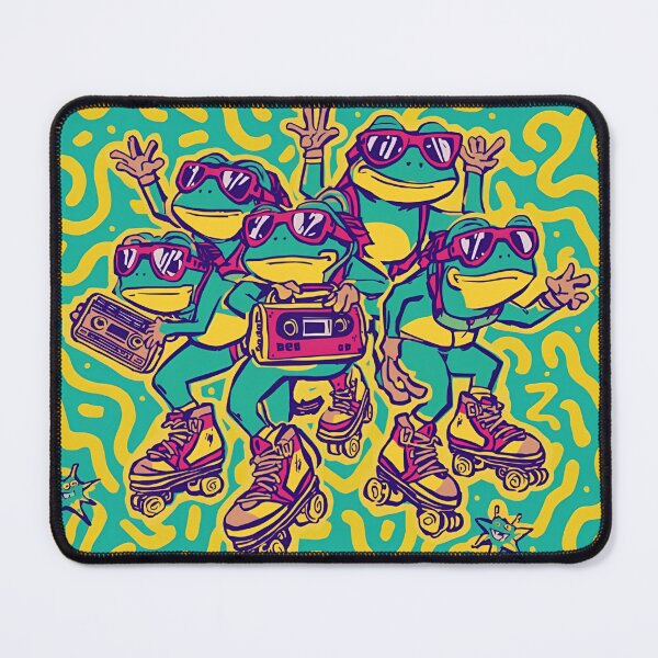 Item preview, Funky Frogs Retro Summer designed and sold by ChicTrendz.