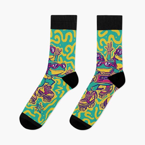 Item preview, Funky Frogs Retro Summer designed and sold by ChicTrendz.
