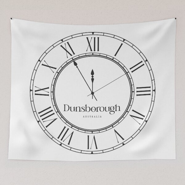 Item preview, Dunsborough Time Zone – Classic Wall Clock designed and sold by RosieKingArt.