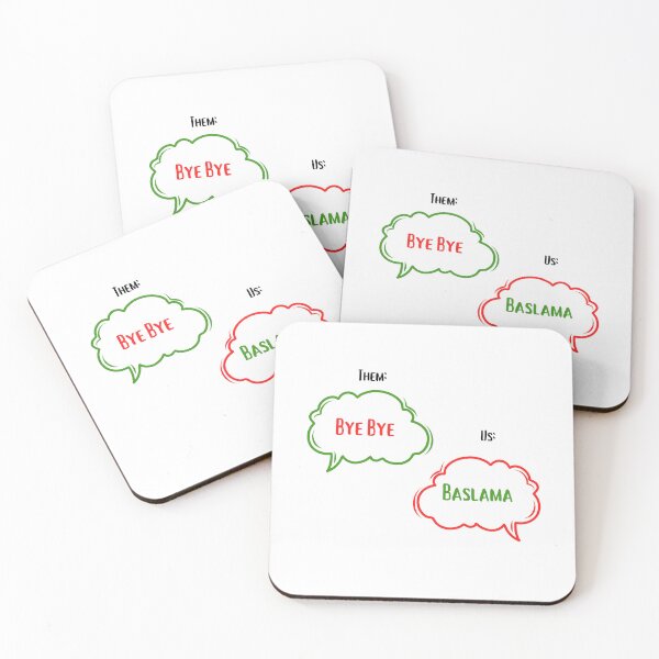 Item preview, They say "Bye Bye", we say "Baslama" designed and sold by Studio Beldi.