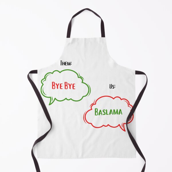Item preview, They say "Bye Bye", we say "Baslama" designed and sold by Studio Beldi.