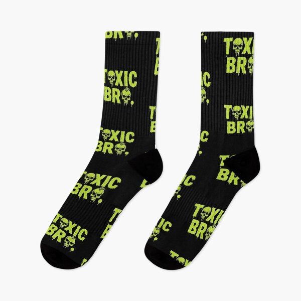 Item preview, TOXIC BRO.” Grunge Logo — Fluorescent Lime Green Dripping designed and sold by PixelVibe782.
