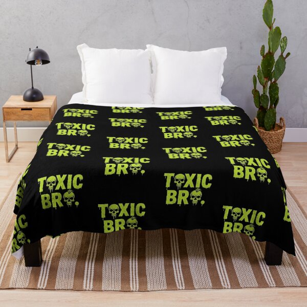 Item preview, TOXIC BRO.” Grunge Logo — Fluorescent Lime Green Dripping designed and sold by PixelVibe782.