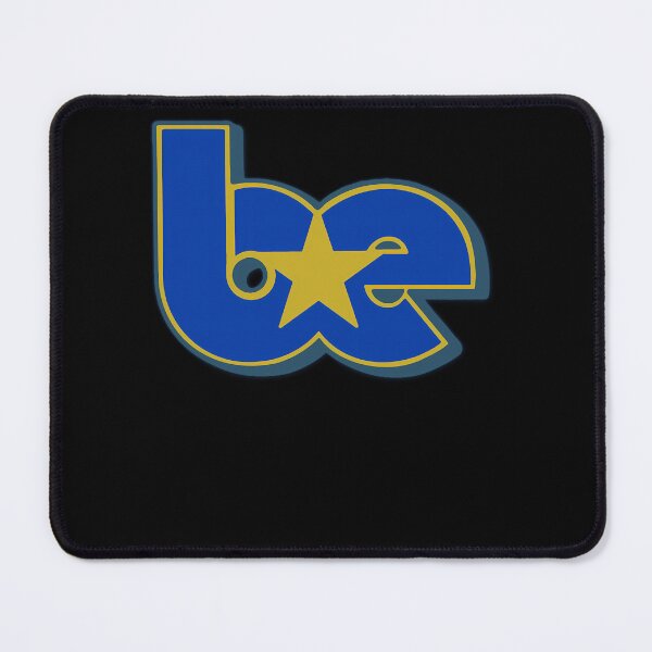 Item preview, B.E St.ar Con.trast Initi.als Outli.neYellow B.lue Ceru.lean designed and sold by FifiDoiron.