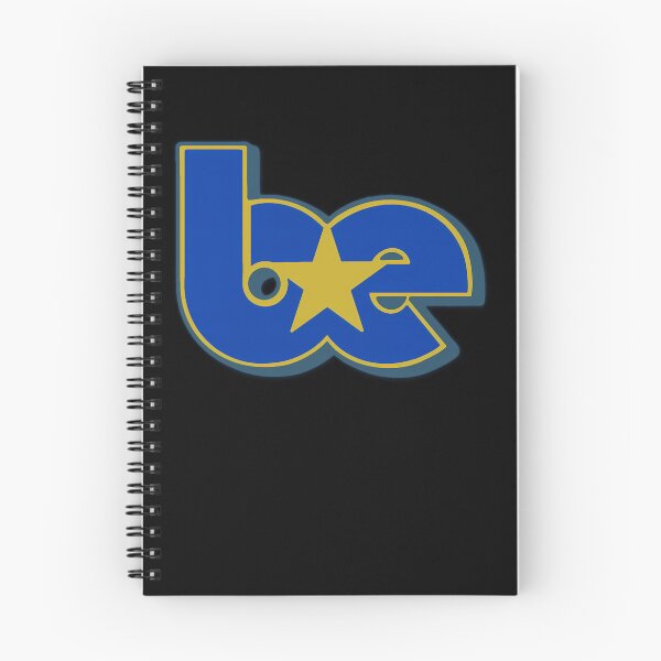 Item preview, B.E St.ar Con.trast Initi.als Outli.neYellow B.lue Ceru.lean  designed and sold by FifiDoiron.