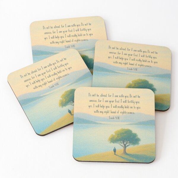 Item preview, Isaiah 41:10 (Lake) designed and sold by Paper Bee Gift Shop.