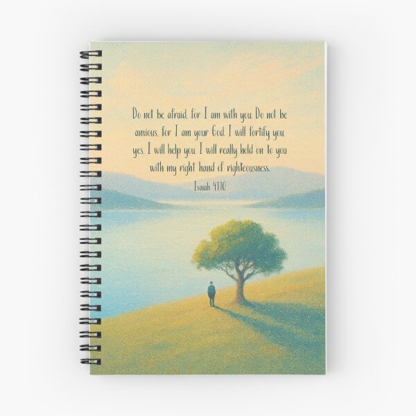 Item preview, Isaías 41:10 (Lago) designed and sold by Paper Bee Gift Shop.