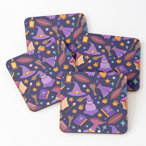 Item preview, Dark Witch Academia – Spellbooks, Broomsticks & Magic Hats Pattern designed and sold by Bratak.