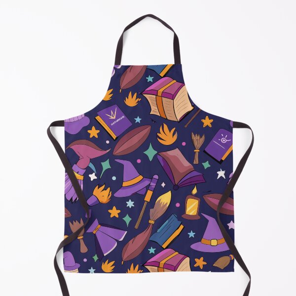 Item preview, Dark Witch Academia – Spellbooks, Broomsticks & Magic Hats Pattern designed and sold by Bratak.