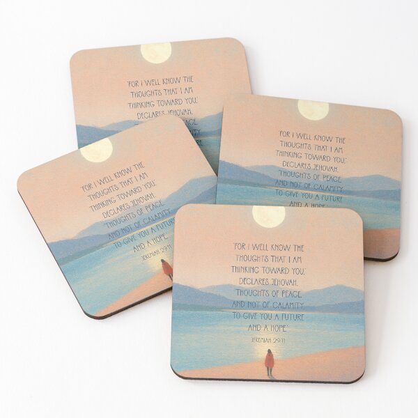 Item preview, Jeremiah 29:11 (Lake and Moon) designed and sold by Paper Bee Gift Shop.