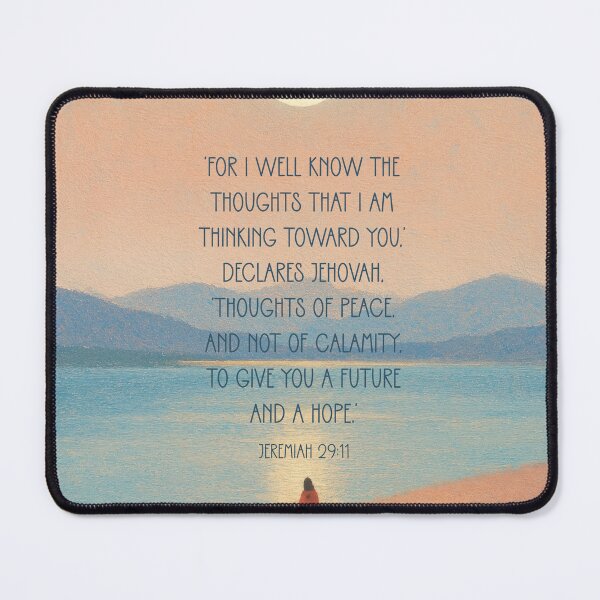 Item preview, Jeremiah 29:11 (Lake and Moon) designed and sold by Paper Bee Gift Shop.