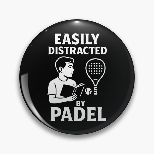 Artikelvorschau, Leicht ablenkbar durch Padel Lustiger Sport entworfen und verkauft von LuminOrb.