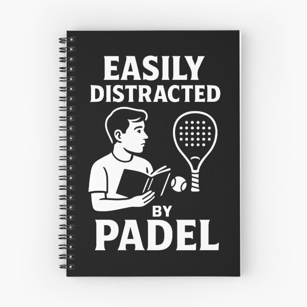 Item preview, Easily Distracted By Padel Funny Sport designed and sold by LuminOrb.