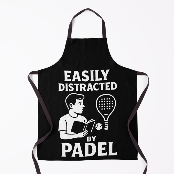 Item preview, Easily Distracted By Padel Funny Sport designed and sold by LuminOrb.