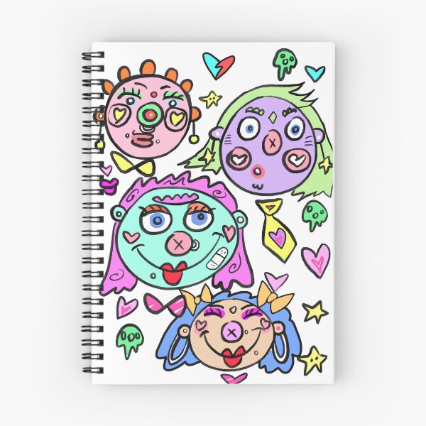 Item preview, Colourful Edgy Bold Characters designed and sold by ChromaFaces.