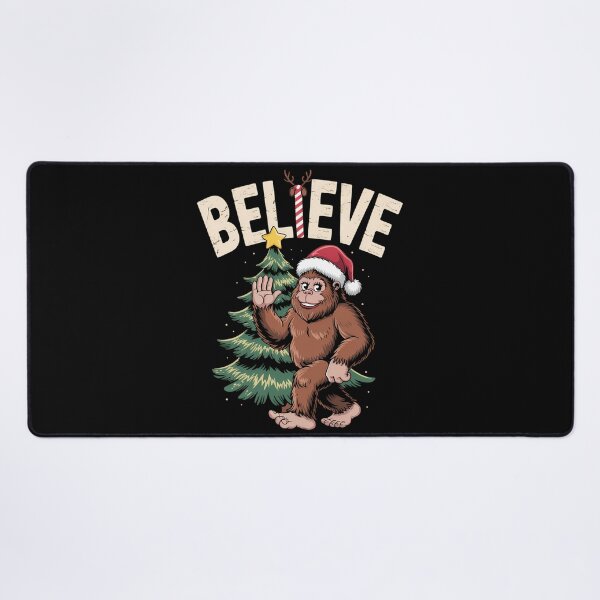 Item preview, Bigfoot Sasquatch Santa Christmas designed and sold by savrmiller.