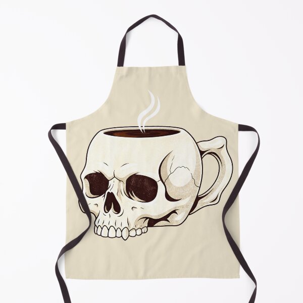 Item preview, Skull Coffee Cup – Dark Humor Caffeine Lover Art designed and sold by Imaginationbeyond.