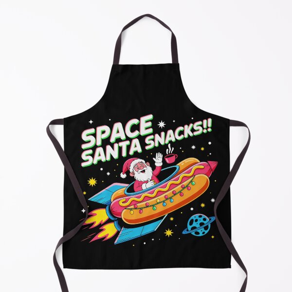 Item preview, Santa’s Cosmic Snack Mission with Christmas Lights and Coffee designed and sold by SplashTastic.