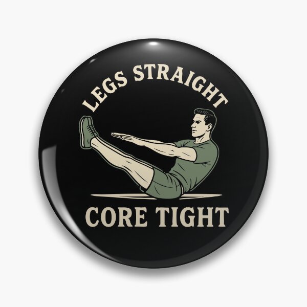 Item preview, Legs Straight Core Tight Calisthenics Fitness Gym designed and sold by LuminOrb.