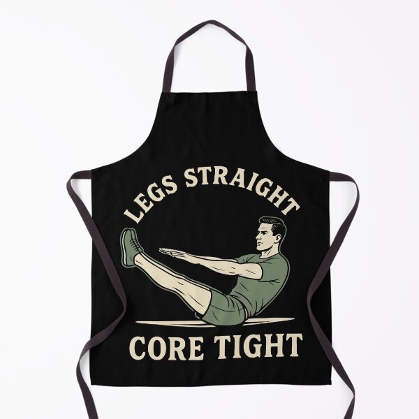 Item preview, Legs Straight Core Tight Calisthenics Fitness Gym designed and sold by LuminOrb.