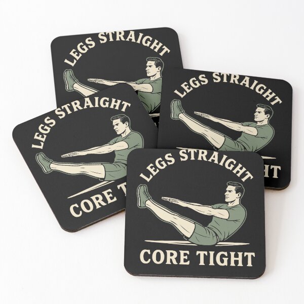 Item preview, Legs Straight Core Tight Calisthenics Fitness Gym designed and sold by LuminOrb.