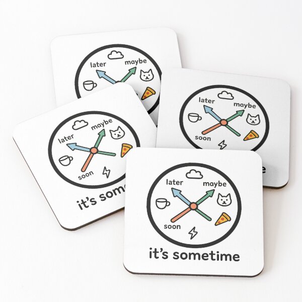 Item preview, It’s Sometime – Weird Twitter Meme Clock Funny Tweet designed and sold by Globalcitytees.