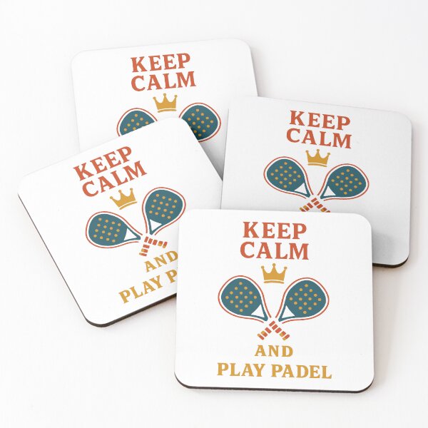 Item preview, Keep Calm And Play Padel Tennis Fun designed and sold by LuminOrb.