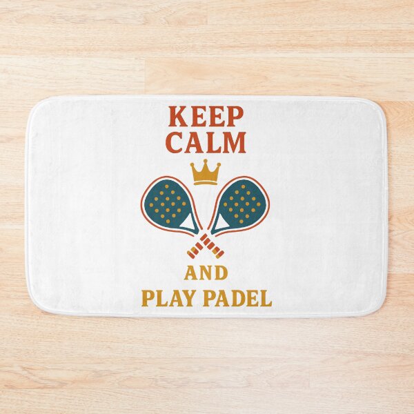 Item preview, Keep Calm And Play Padel Tennis Fun designed and sold by LuminOrb.