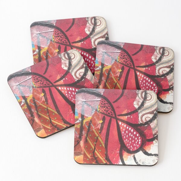 Item preview, Art Print & More: Floral Abstraction – Poetic Miniature Series – 185 Arabi | Annette Kunow designed and sold by KunowArtShop.