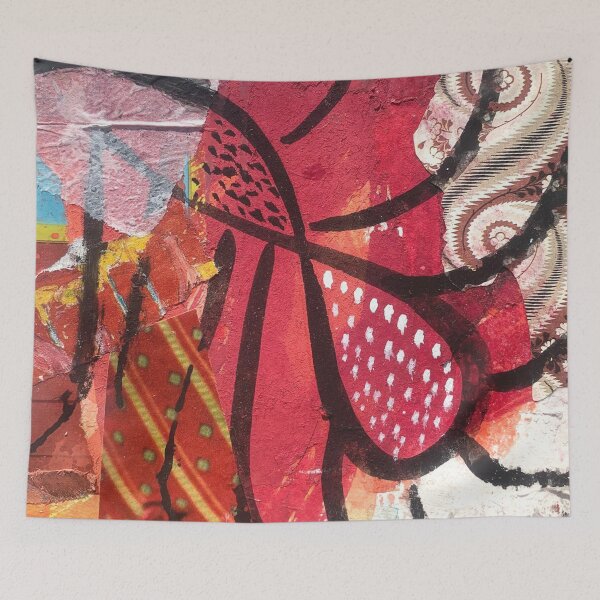Item preview, Art Print & More: Floral Abstraction – Poetic Miniature Series – 185 Arabi | Annette Kunow designed and sold by KunowArtShop.