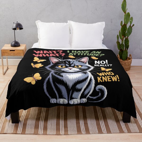 Item preview, Cat Kitten Sayings Funny Animal designed and sold by savrmiller.