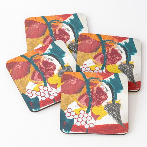 Item preview, Art Print & More: Floral Abstraction – Poetic Miniature Series – 208 Rosemo | Annette Kunow designed and sold by KunowArtShop.