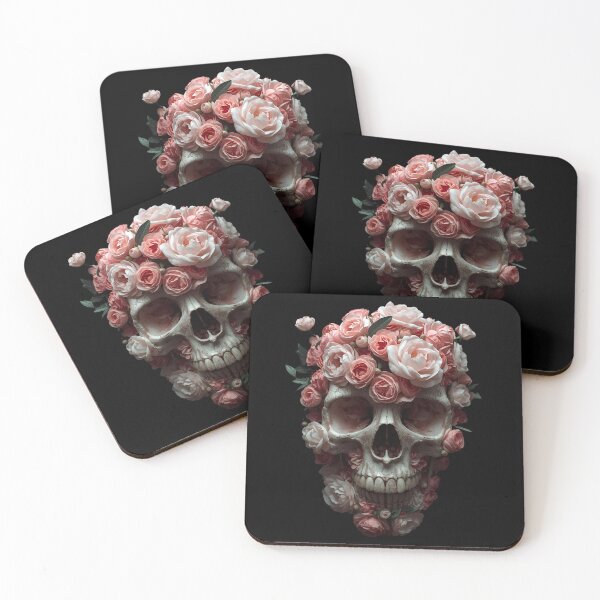 Item preview, Roses of Decay Skull Aesthetic designed and sold by ChicTrendz.