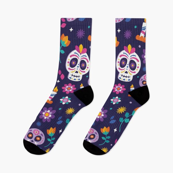Item preview, colorful skulls pattern, Day of the Dead designed and sold by Mauswohn.