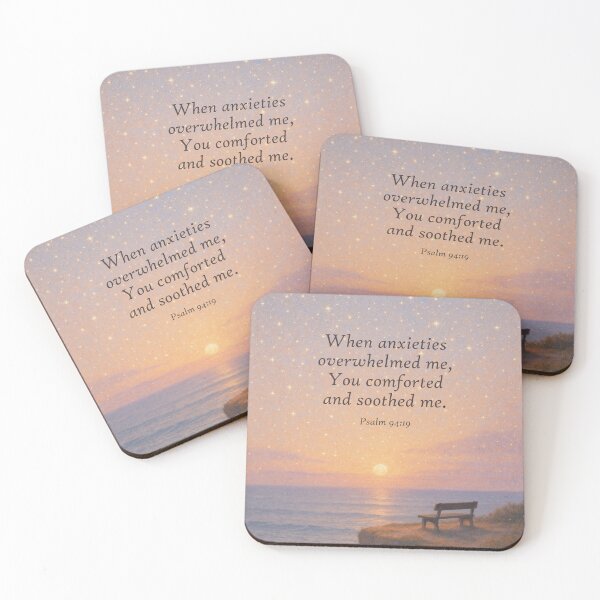 Item preview, Psalm 94:19 designed and sold by Paper Bee Gift Shop.