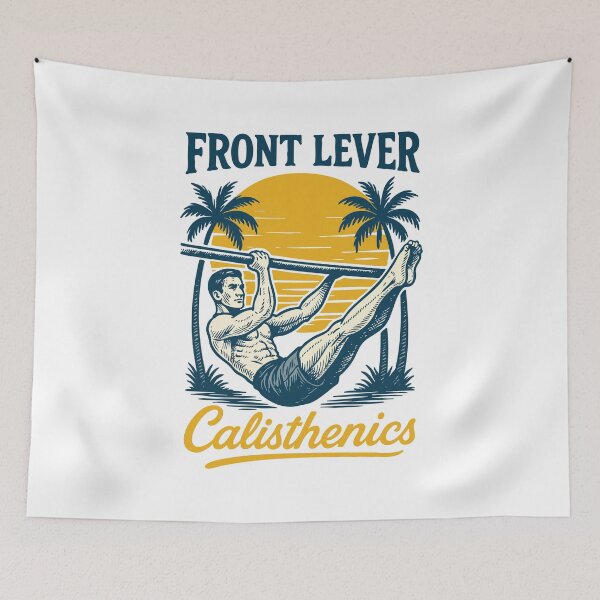 Item preview, Front Lever Calisthenics Fitness Workout Gym designed and sold by LuminOrb.