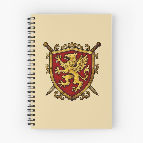 Item preview, Heraldic Griffin Shield - Medieval Crest designed and sold by Myra365Art.
