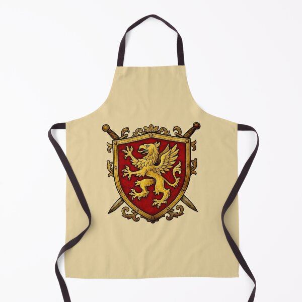 Item preview, Heraldic Griffin Shield - Medieval Crest designed and sold by Myra365Art.