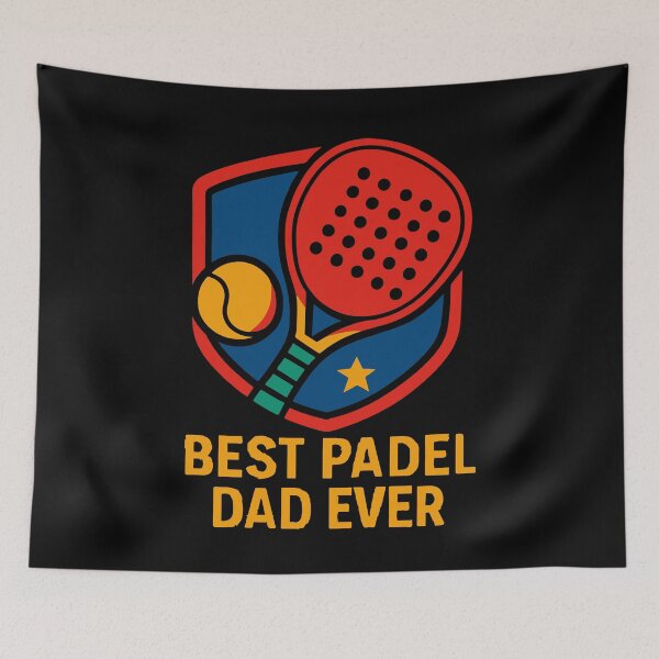 Item preview, Best Padel Dad Ever Padel Player Tennis designed and sold by LuminOrb.
