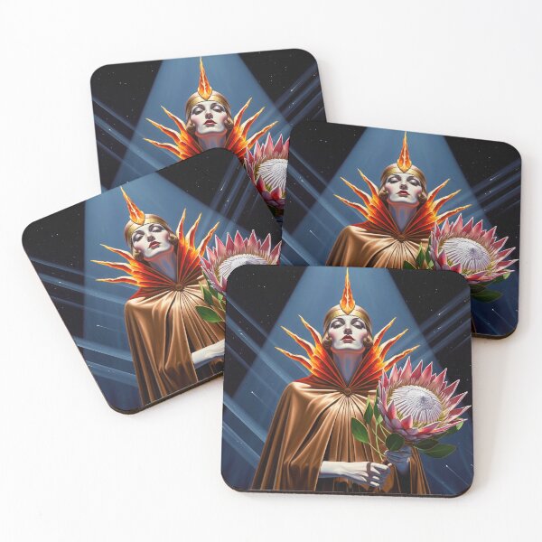 Item preview, The Astral Queen - Original Art Deco Artwork designed and sold by elektronen.