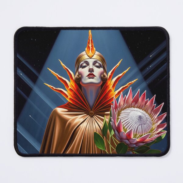 Item preview, The Astral Queen - Original Art Deco Artwork designed and sold by elektronen.
