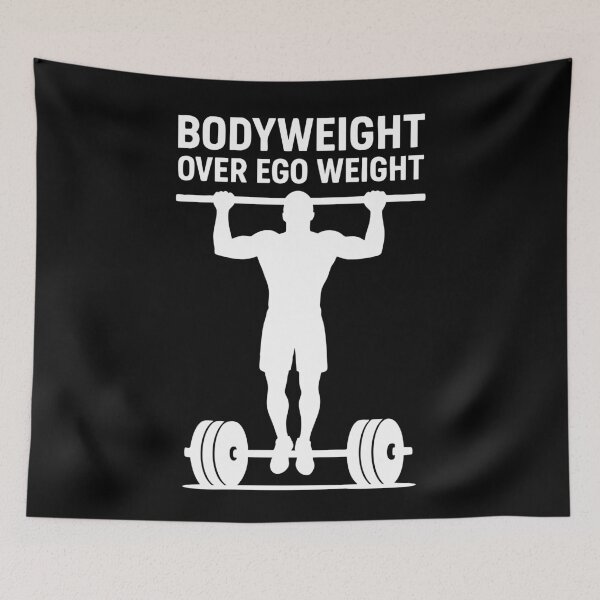 Item preview, Bodyweight Over Ego Weight Calisthenics Fitness designed and sold by LuminOrb.