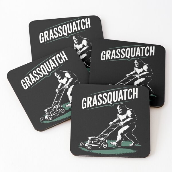 Item preview, Funny Bigfoot Mowing Lawn designed and sold by savrmiller.