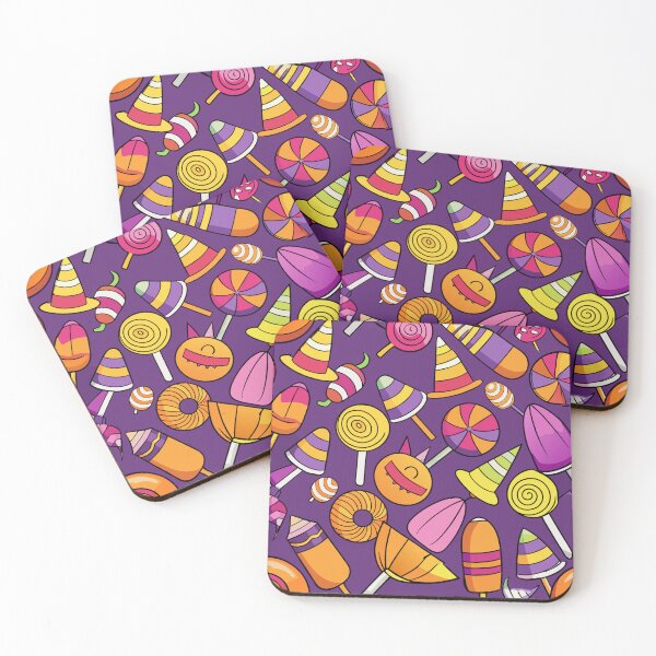 Item preview, Halloween Candy Pattern – Lollipops, Candy Corn & Sweets designed and sold by Bratak.